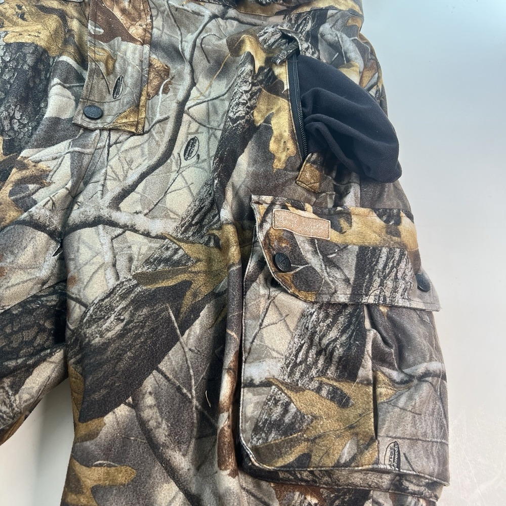 Cabelas Herters Men's Size M Coveralls Realtree Camo Insulated Hunting Jumpsuit - Picture 4 of 16
